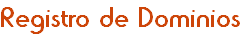 Registro de Dominios